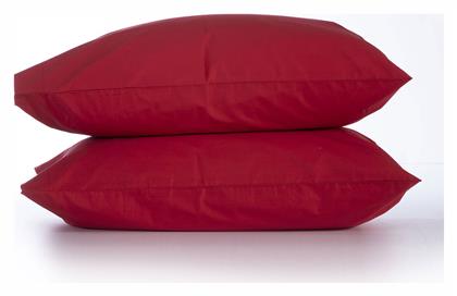 Nef-Nef Homeware Basic Σετ Μαξιλαροθήκες με Φάσα 52x72εκ. 1173 Red