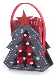 Nef-Nef Homeware Christmas Basket Πετσέτα με Δεντράκια