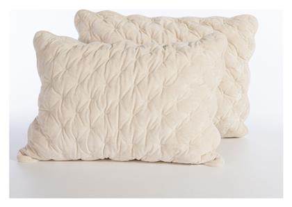 Nef-Nef Homeware Διακοσμητική Μαξιλαροθήκη Priver από Βελούδο Ecru 52x72εκ. (Διάφορα Χρώματα)