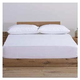 Nef-Nef Homeware Διπλό 140x200+30εκ. με Λάστιχο Jersey White