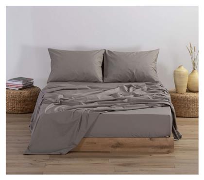 Nef-Nef Homeware King Size 180x200+35εκ. με Λάστιχο Basic 1185 Mocca