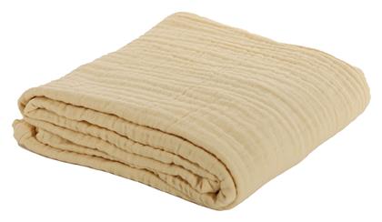 Nef-Nef Homeware Κουβέρτα Κούνιας Whisper Βαμβακερή Κίτρινη 110x150εκ.