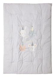 Nef-Nef Homeware Πάπλωμα Κούνιας Βαμβακερό Special Party Μπλε 110x140cm