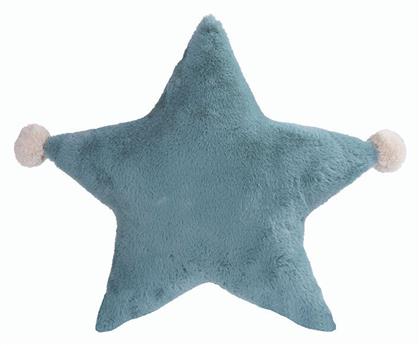 Nef-Nef Homeware Παιδικό Διακοσμητικό Μαξιλάρι Baby Star Τιρκουάζ Μ45xΥ45εκ. από το Spitishop