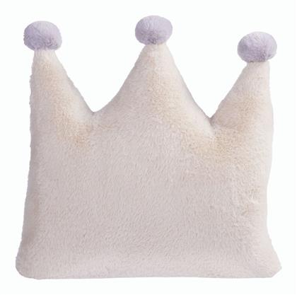 Nef-Nef Homeware Παιδικό Διακοσμητικό Μαξιλάρι Crown Εκρού Μ40xΥ40εκ. από το Aithrio