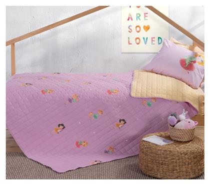 Nef-Nef Homeware Παιδικό Κουβερλί Μονό Sweet Little Girls Ροζ 180x240εκ. από το Spitishop