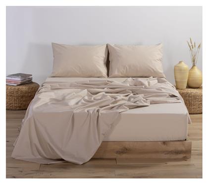 Nef-Nef Homeware Υπέρδιπλο 160x200+30εκ. με Λάστιχο Basic 730 Beige