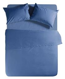 Nef-Nef Homeware Σεντόνι Μονό με Λάστιχο 100x200x30εκ. Basic Indigo