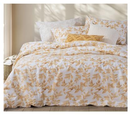 Nef-Nef Homeware Σετ Υπέρδιπλο 4τμχ 160x200+35εκ. με Λάστιχο Sencil Gold
