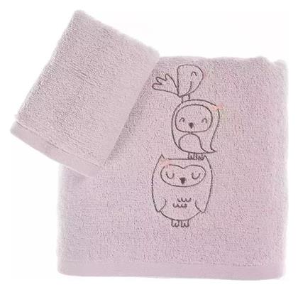 Nef-Nef Homeware Σετ Βρεφικές Πετσέτες 2τμχ Best Friends Lavender 70x140cm Βάρους 420gr/m²