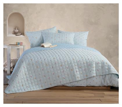 Nef-Nef Homeware Sierra Κουβερλί Ημίδιπλο Microfiber Aqua 180x240cm