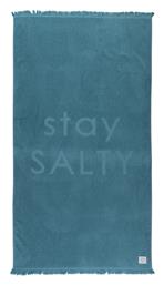 Nef-Nef Homeware Stay Salty Πετσέτα Θαλάσσης Βαμβακερή Πετρόλ