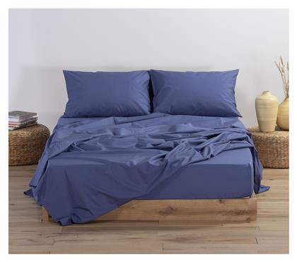 Nef-Nef Σεντόνι Μονό 170x270εκ. Basic 1053 Indigo