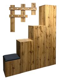 Nenich Έπιπλο Εισόδου με Κρεμάστρα & Παπουτσοθήκη Sonoma Απόχρωση 150x37x180εκ.