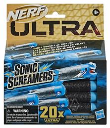 Nerf Σφαίρες Sonic Screamers 20 Dart Refill Ultra για 8+ Ετών από το Toyscenter