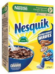 Nestle Νιφάδες Σίτου Nesquik Extra Choco Waves Ολικής Άλεσης 375gr