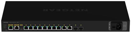 NetGear GSM4212p Managed L2 PoE+ Switch με 12 Θύρες Gigabit (1Gbps) Ethernet και 2 SFP Θύρες