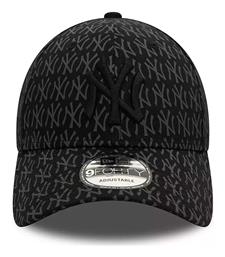 New Era Team Monogram 9forty Jockey Μαύρο από το Modivo