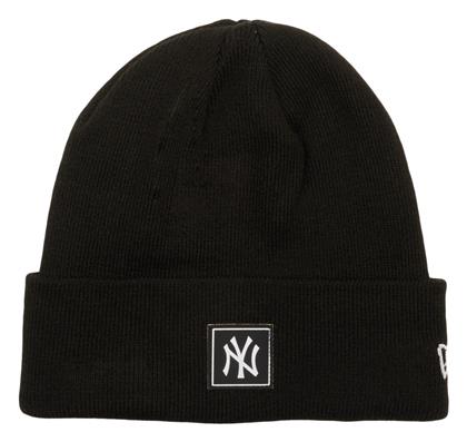 New Era York Yankees Beanie Unisex Σκούφος Πλεκτός σε Μαύρο χρώμα