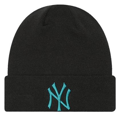 New Era York Yankees League Essential Beanie Ανδρικός Σκούφος Πλεκτός σε Μαύρο χρώμα