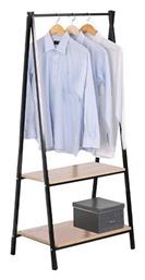 Next Κρεμάστρα Δαπέδου από Μέταλλο Μαύρη 60x40x150cm