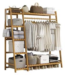 Next Κρεμάστρα Δαπέδου από Ξύλο Καφέ 130x40x140cm