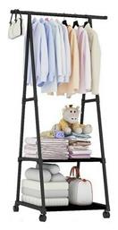 Next Τροχήλατη Κρεμάστρα Δαπέδου από Μέταλλο 55x42x160cm