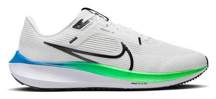 Nike Air Zoom Pegasus 40 Ανδρικά Αθλητικά Παπούτσια Running Λευκά