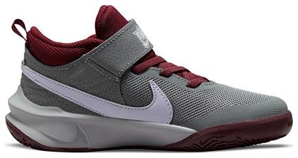 Nike Αθλητικά Παιδικά Παπούτσια Μπάσκετ Team Hustle 10 Smoke Grey / Pure Violet / Dark Beetroot από το Cosmossport