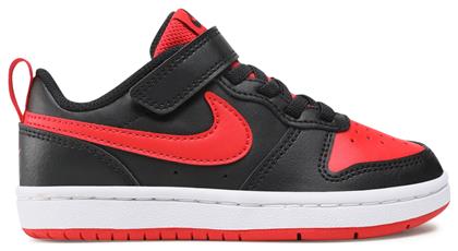 Nike Αθλητικά Παιδικά Παπούτσια Court Borough Low 2 Black / University / Red / White