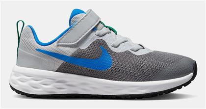 Nike Αθλητικά Παιδικά Παπούτσια Running Revolution 6 Cool Grey / Photo Blue / Deep Royal Blue από το E-tennis