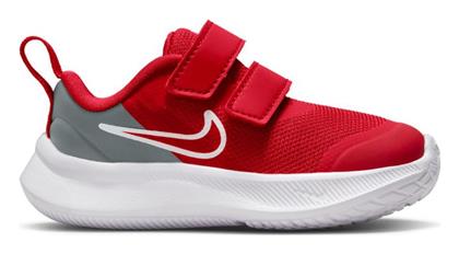 Nike Αθλητικά Παιδικά Παπούτσια Running Runner 3 Tdv με Σκρατς University Red / Smoke Grey από το E-tennis