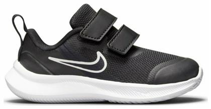 Nike Αθλητικά Παιδικά Παπούτσια Running Star Runner 3 με Σκρατς Black / White