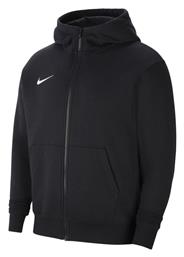 Nike Αθλητική Παιδική Ζακέτα Φούτερ Fleece με Κουκούλα Μαύρη Park 20