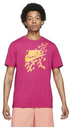 Nike Beach Party Futura Ανδρικό T-shirt Fireberry με Στάμπα