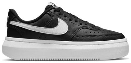 Nike Court Vision Alta Γυναικεία Flatforms Sneakers Black / White