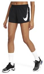 Nike Dri-Fit Swoosh Αθλητικό Γυναικείο Σορτς Μαύρο