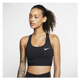 Nike Dri-Fit Swoosh Γυναικείο Αθλητικό Μπουστάκι Μαύρο