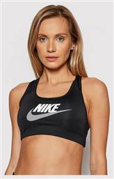 Nike Dri-Fit Swoosh Γυναικείο Αθλητικό Μπουστάκι Μαύρο