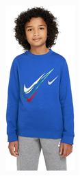 Nike Fleece Παιδικό Φούτερ Μπλε