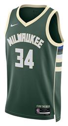 Nike Giannis Antetokounmpo Milwaukee Bucks Icon Edition 2022/23 Ανδρική Φανέλα Εμφάνισης Μπάσκετ από το Zakcret Sports