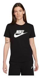 Nike Γυναικείο Αθλητικό T-shirt Μαύρο