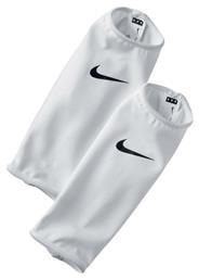 Nike Guard Lock Leg Sleeves για Επικαλαμίδες Ποδοσφαίρου Λευκά από το MybrandShoes