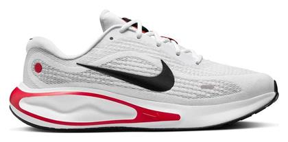 Nike Journey Run Ανδρικά Αθλητικά Παπούτσια Running Λευκό / Fire Red / Cement Grey / Μαύρο