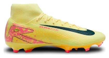 Nike Mercurial Superfly 10 Academy Kylian Mbappé FG/MG Ψηλά Ποδοσφαιρικά Παπούτσια με Τάπες Lt Laser Orange / Armory Navy