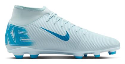 Nike Mercurial Superfly 10 Club FG/MG Ψηλά Ποδοσφαιρικά Παπούτσια με Τάπες Λευκά