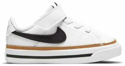 Nike Παιδικά Sneakers Court Legacy Tdv White / Desert Ochre / Gum Light Brown / Black από το Outletcenter