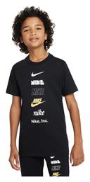 Nike Παιδικό T-shirt Μαύρο