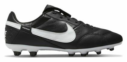 Nike Premier 3 FG Χαμηλά Ποδοσφαιρικά Παπούτσια με Τάπες Μαύρα