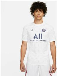 Nike PSG Ανδρικό T-shirt Λευκό με Στάμπα